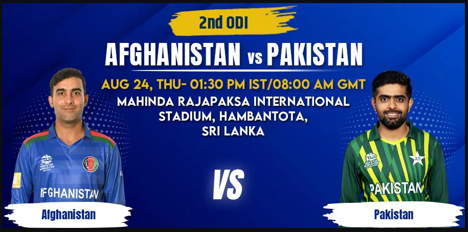 Afghanistan vs Pakistan 2nd ODI Match Prediction & Betting Tips - CBTFJSK