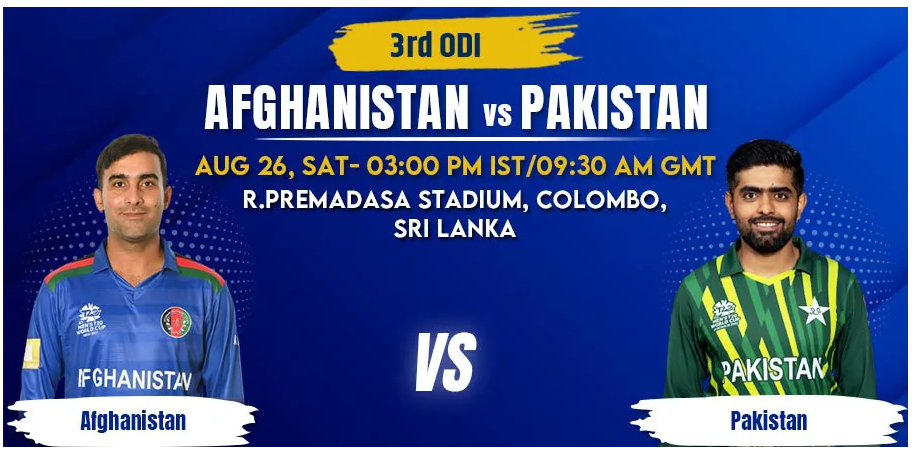 Afghanistan vs Pakistan 3rd ODI Match Prediction & Betting Tips