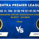 Kutch Warriors vs Gohilwad Gladiators Today Match Prediction & Live Odds - Final Saurashtra Premier League 2023