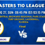 New York Warriors vs Texas Chargers Today Match Prediction & Live Odds - Final US Masters T10 League 2023