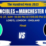 Oval Invincibles vs Manchester Originals Today Match Prediction & Live Odds - Final The Hundred