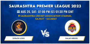 Sorath Lions vs Halar Heroes Today Match Prediction & Live Odds - Saurashtra Premier League 2023