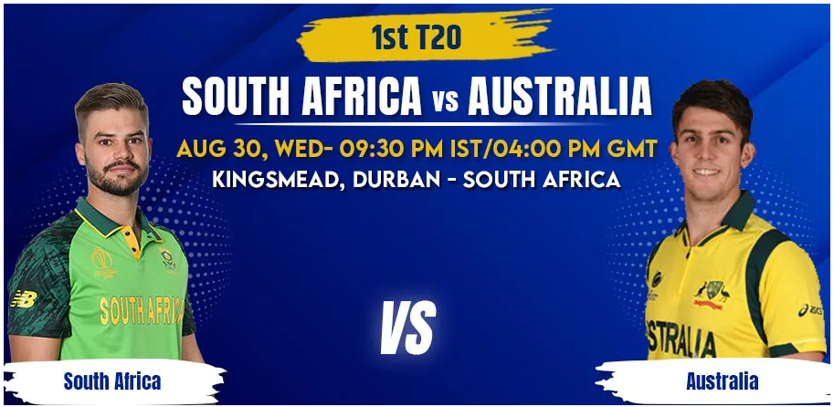 South Africa vs Australia 1st T20 Match Prediction & Betting Tips