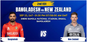 BAN vs NZ 2nd ODI Today Match Prediction & Betting Tips