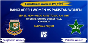 Bangladesh vs Pakistan Women Today Match Prediction & Live Odds - Asian Games 2023