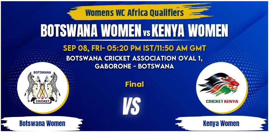 Botswana vs Kenya Women T20 Match Prediction World Cup Africa Qualifier 2023