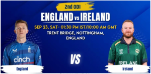 ENG vs IRE 2nd ODI Today Match Prediction & Betting Tips