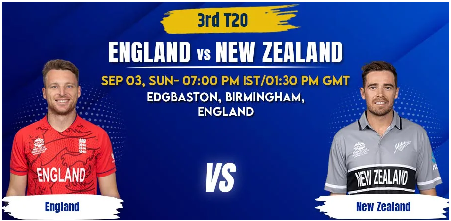 England vs New Zealand 3rd T20 Match Prediction & Betting Tips