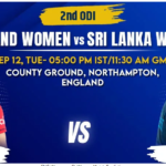 England vs Sri Lanka Women 2nd ODI Match Prediction