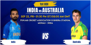 IND vs AUS 1st ODI Today Match Prediction & Betting Tips