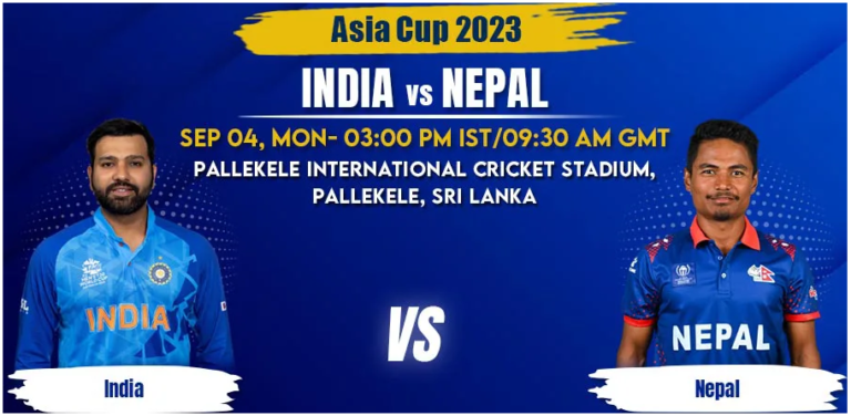 India vs Nepal Match Prediction & Betting Tips - Asia Cup 2023