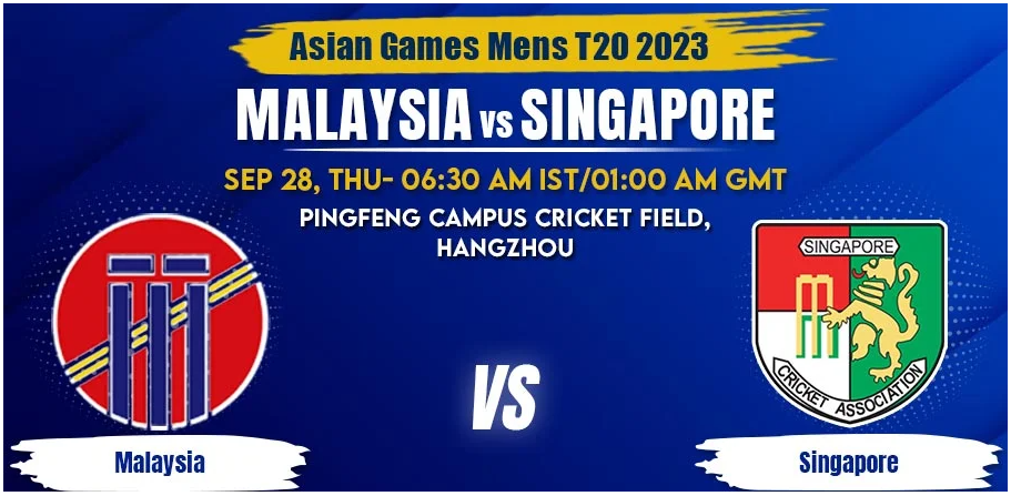 Malaysia vs Singapore Today Match Prediction & Live Odds - Asian Games 2023