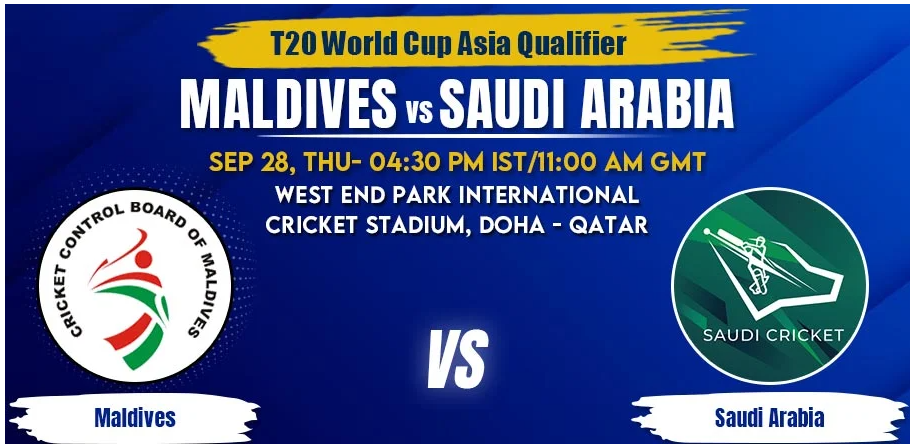 Maldives vs Saudi Arabia Today Match Prediction & Live Odds - T20 World Cup Asia Qualifier 2023