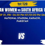 Pakistan vs South Africa Women 1st T20 Match Prediction