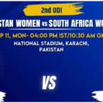 Pakistan vs South Africa Women 2nd ODI Match Prediction