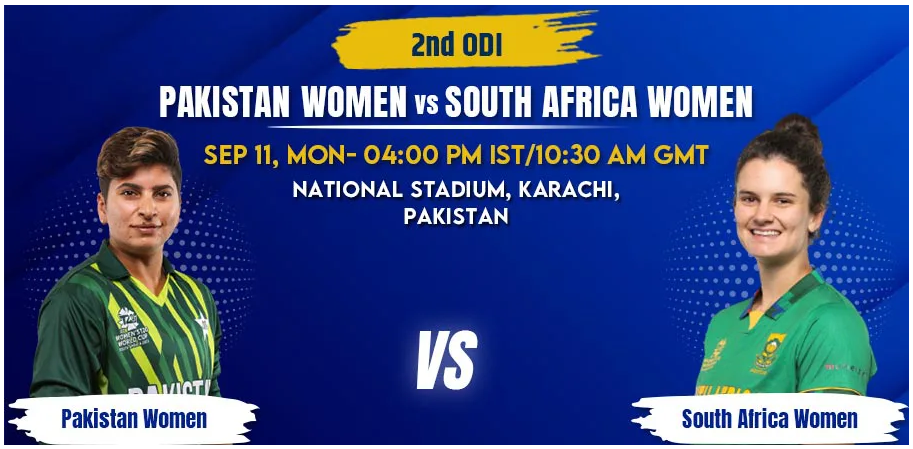 Pakistan vs South Africa Women 2nd ODI Match Prediction