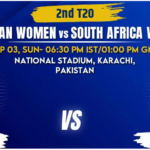 Pakistan vs South Africa Women 2nd T20 Match Prediction