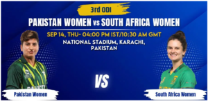 Pakistan vs South Africa Women 3rd ODI Match Prediction