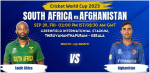 SA vs AFG ODI Today Match Prediction & Betting Tips - Cricket World Cup 2023