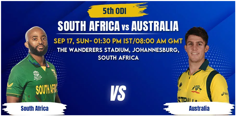 South Africa vs Australia 5th ODI Match Prediction & Betting Tips