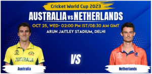 Australia vs Netherlands Match Prediction, Betting Tips & Odds - Cricket World Cup 2023