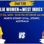 Australia vs West Indies Women 2nd T20 Today Match Prediction & Live Odds