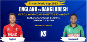 ENG vs BAN Today Match Prediction & Betting Tips - Cricket World Cup 2023