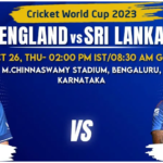 England vs Sri Lanka Match Prediction, Betting Tips & Odds - Cricket World Cup 2023