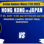 Hong Kong vs Japan Today Match Prediction & Live Odds - Asian Games 2023