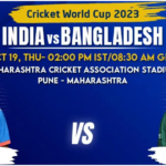 India vs Bangladesh Match Prediction, Betting Tips & Odds - Cricket World Cup 2023