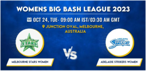 Melbourne Stars vs Adelaide Strikers Women T20 Today Match Prediction & Live Odds - WBBL 2023