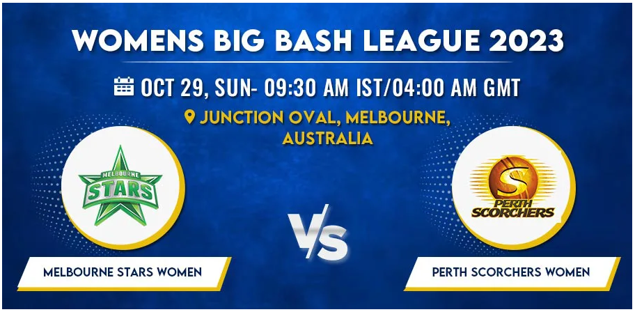 Melbourne Stars vs Perth Scorchers Women T20 Today Match Prediction & Live Odds - WBBL 2023