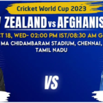 New Zealand vs Afghanistan Match Prediction, Betting Tips & Odds - Cricket World Cup 2023