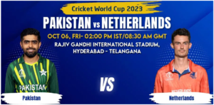 PAK vs NED Match Prediction, Betting Tips & Odds - Cricket World Cup 2023