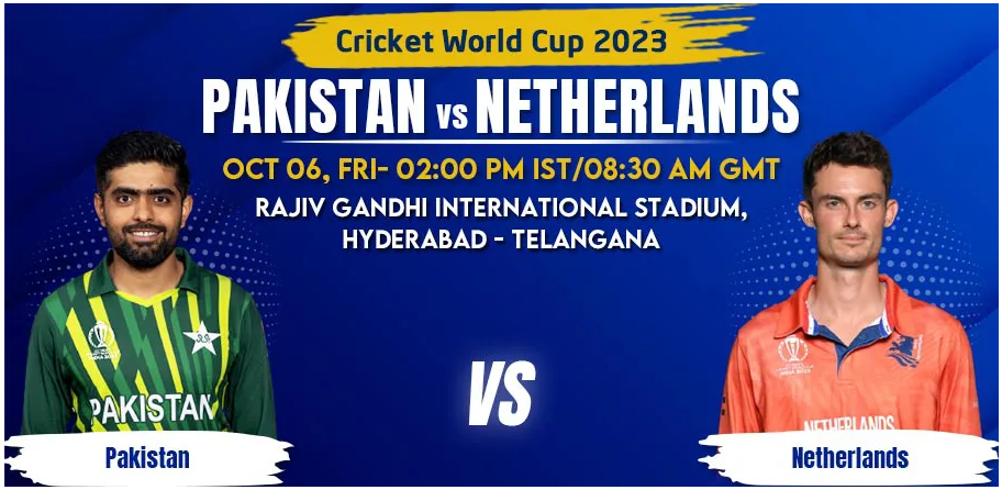 PAK vs NED Match Prediction, Betting Tips & Odds - Cricket World Cup 2023