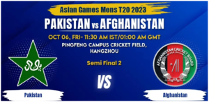 Pakistan vs Afghanistan Today Match Prediction & Live Odds - Asian Games 2023