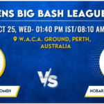 Perth Scorchers vs Hobart Hurricanes Women T20 Today Match Prediction & Live Odds - WBBL 2023