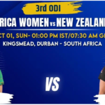 South Africa vs New Zealand Women 3rd ODI Today Match Prediction & Live Odds