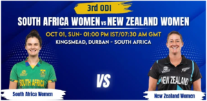 South Africa vs New Zealand Women 3rd ODI Today Match Prediction & Live Odds