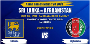 Sri Lanka vs Afghanistan Today Match Prediction & Live Odds - Asian Games 2023