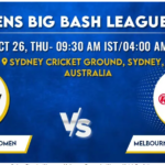 Sydney Thunder vs Melbourne Renegades Women T20 Today Match Prediction & Live Odds - WBBL 2023