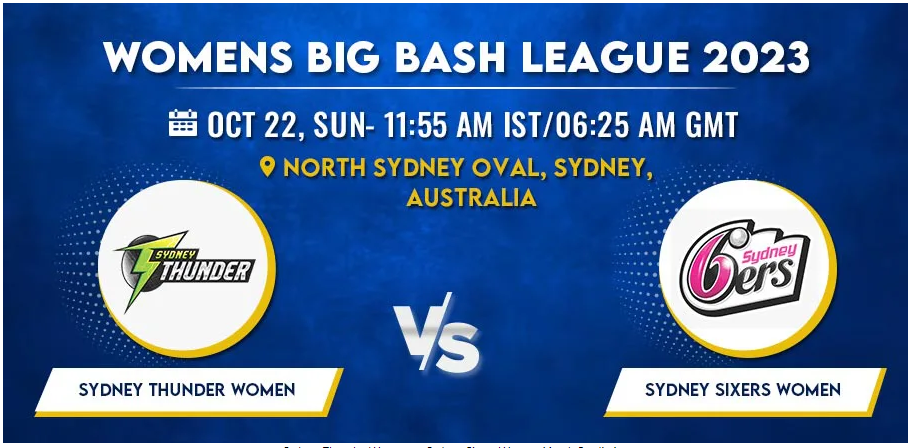 Sydney Thunder vs Sydney Sixers Women T20 Today Match Prediction & Live Odds - WBBL 2023