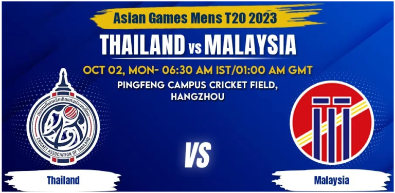 Thailand vs Malaysia Today Match Prediction & Live Odds – Asian Games 2023