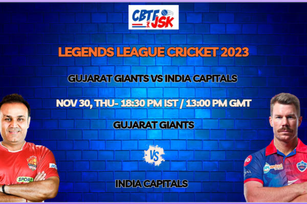 Gujarat Giants vs India Capitals T20 Today Match Prediction & Live Odds - Legends League Cricket 2023