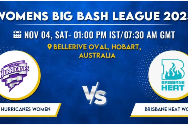 Hobart Hurricanes vs Brisbane Heat Women T20 Today Match Prediction & Live Odds - WBBL 2023