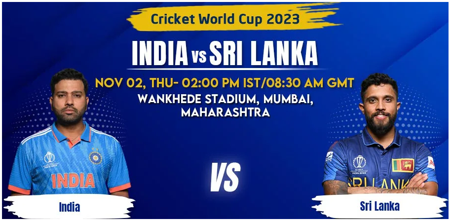 India vs Sri Lanka Match Prediction, Betting Tips & Odds - Cricket World Cup 2023