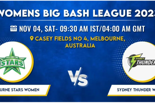 Melbourne Stars vs Sydney Thunder Women T20 Today Match Prediction & Live Odds - WBBL 2023