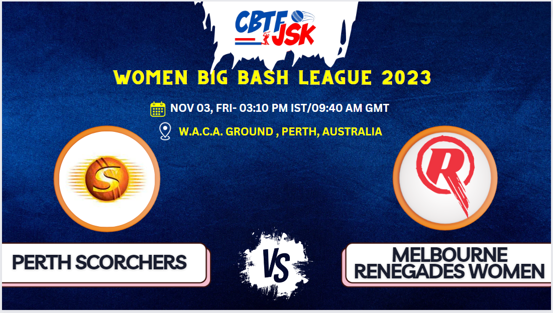 Perth Scorchers vs Melbourne Renegades Women T20 Today Match Prediction & Live Odds - WBBL 2023