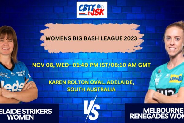 Adelaide Strikers vs Melbourne Renegades Women T20 Today Match Prediction & Live Odds - WBBL 2023