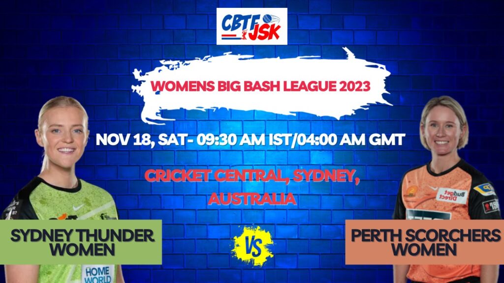 Sydney Thunder vs Perth Scorchers Women T20 Today Match Prediction & Live Odds - WBBL 2023